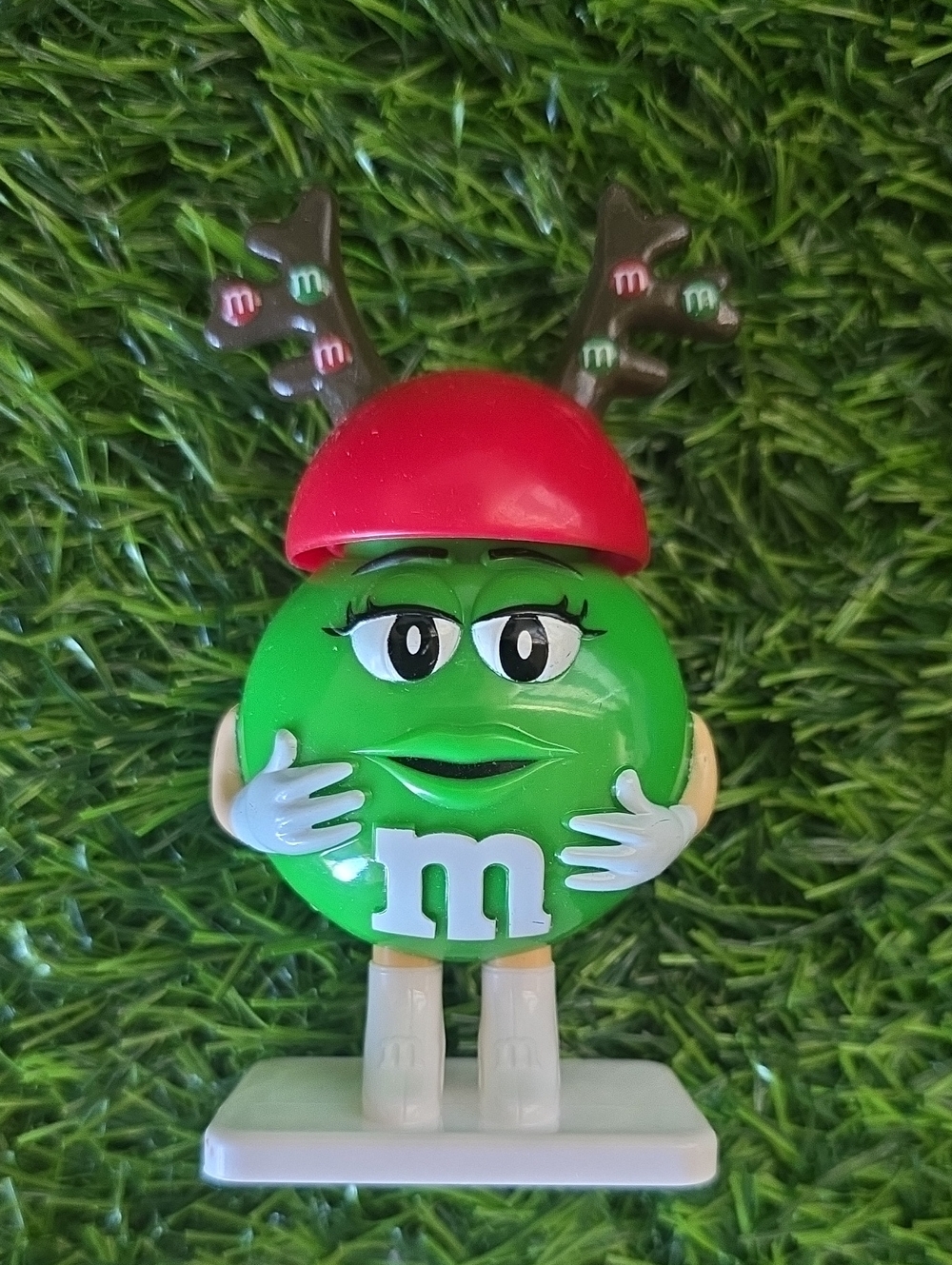 Green M&M antlers Toy